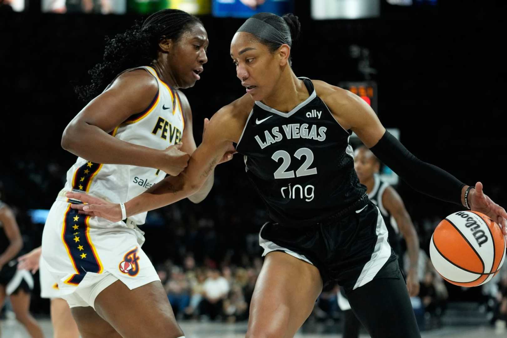 A'ja Wilson Las Vegas Aces Chapel