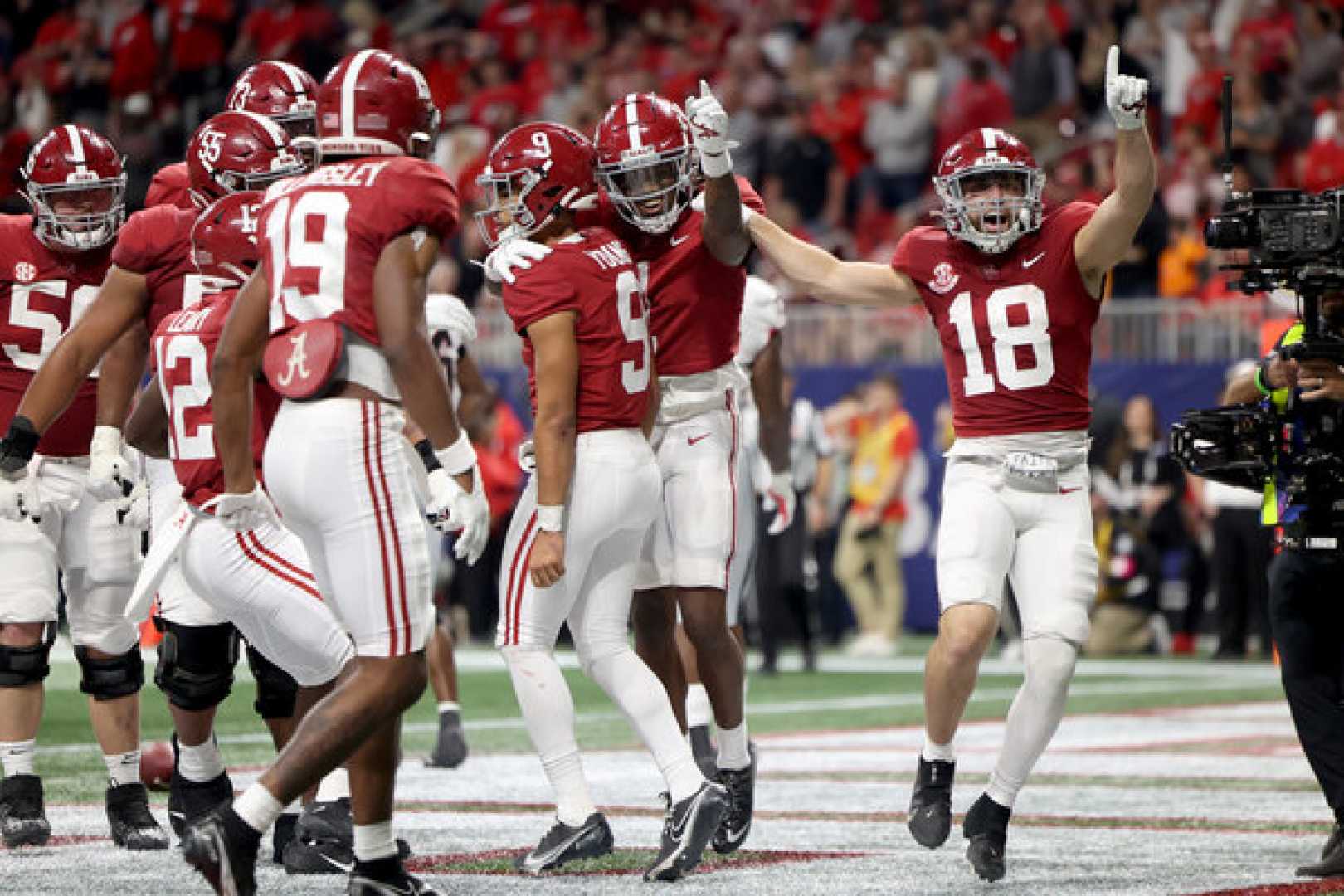 Alabama Crimson Tide Football Celebration