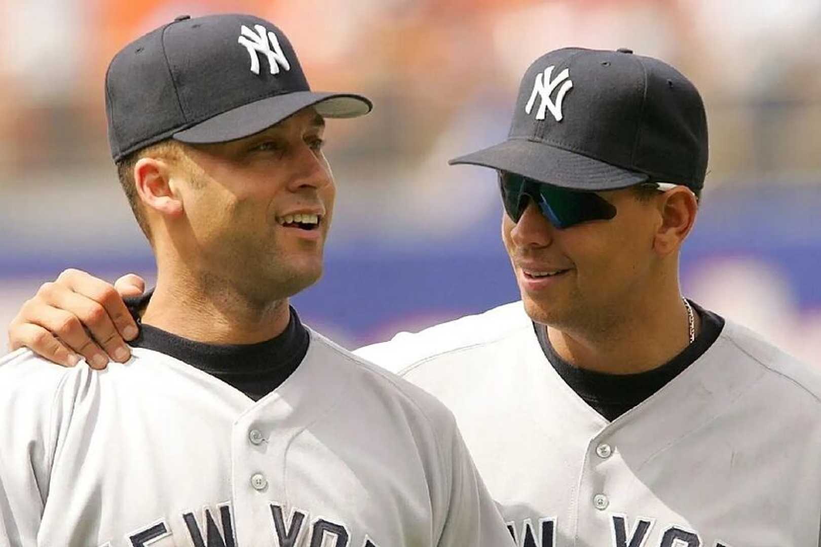 Alex Rodriguez Derek Jeter Yankees Playoffs
