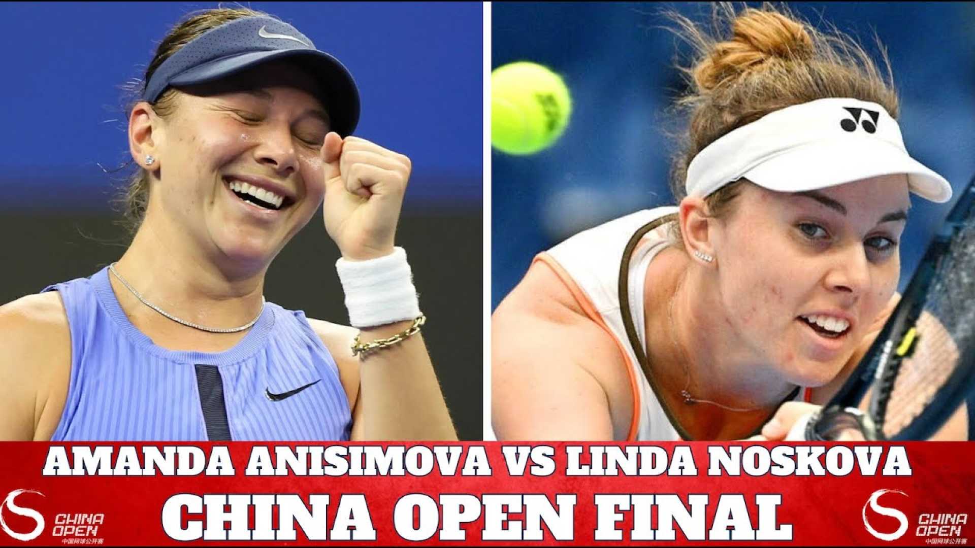 Amanda Anisimova Linda Noskova China Open