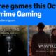 Amazon Prime Gaming October 2025 Games