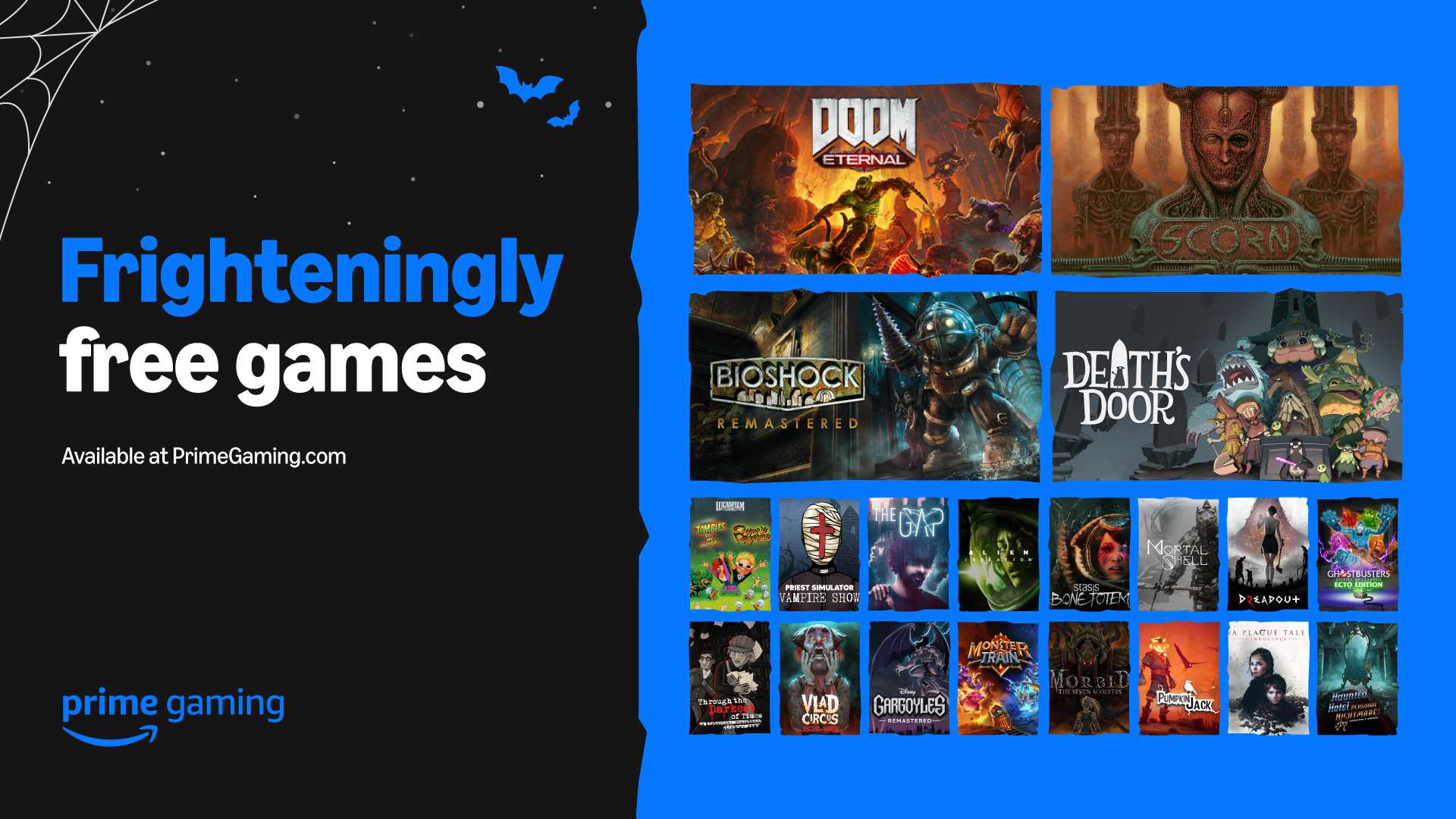 Amazon Prime Gaming October Lineup