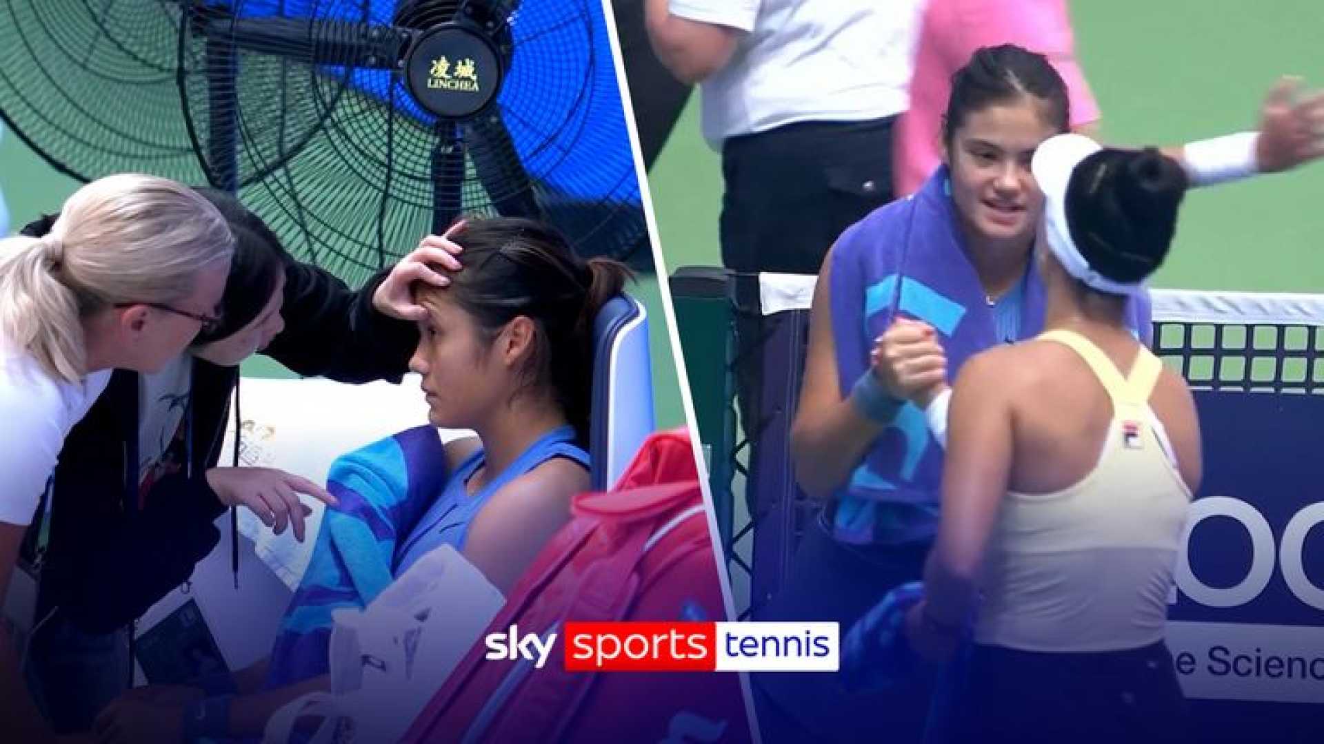 Ann Li And Emma Raducanu Tennis Match