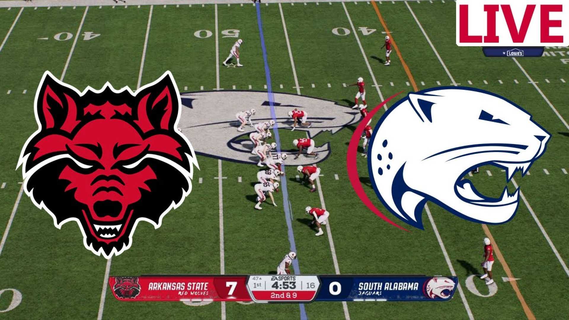 Arkansas State Vs South Alabama Football