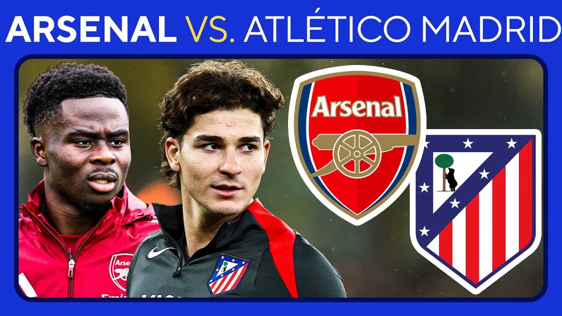 Arsenal Atlético Madrid Champions League Match