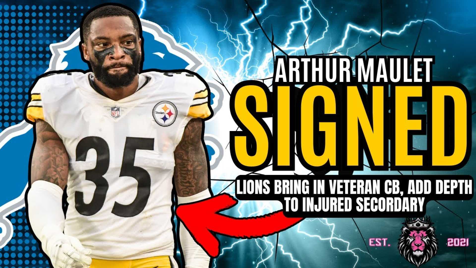 Arthur Maulet Detroit Lions Cornerback