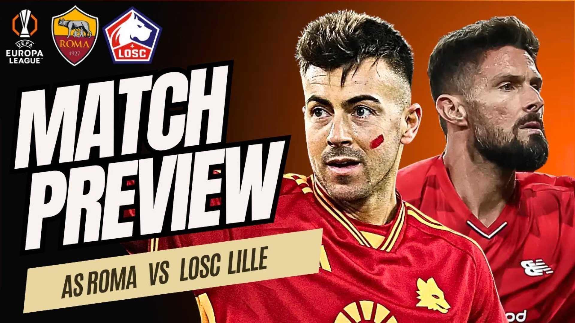 As Roma Vs Lille Match Preview