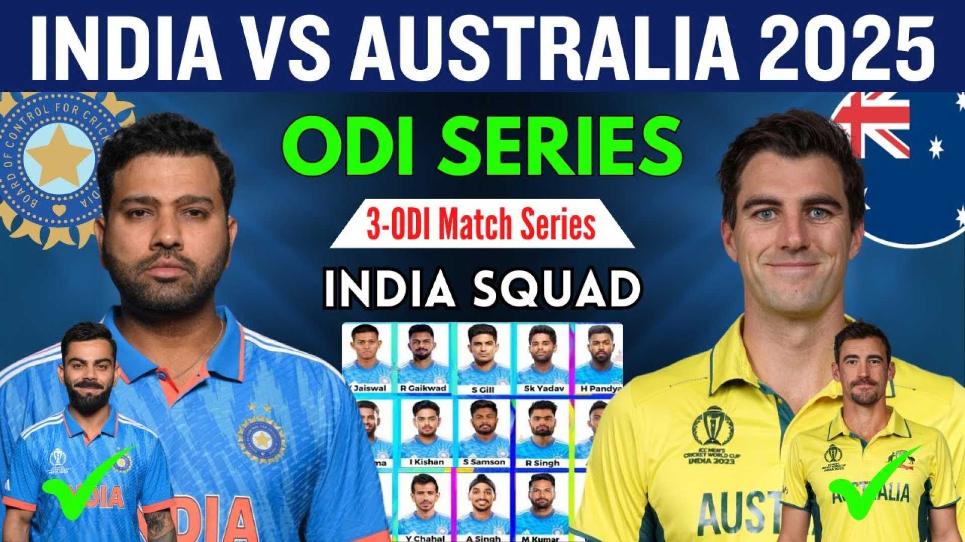 Australia India Odi Series 2025