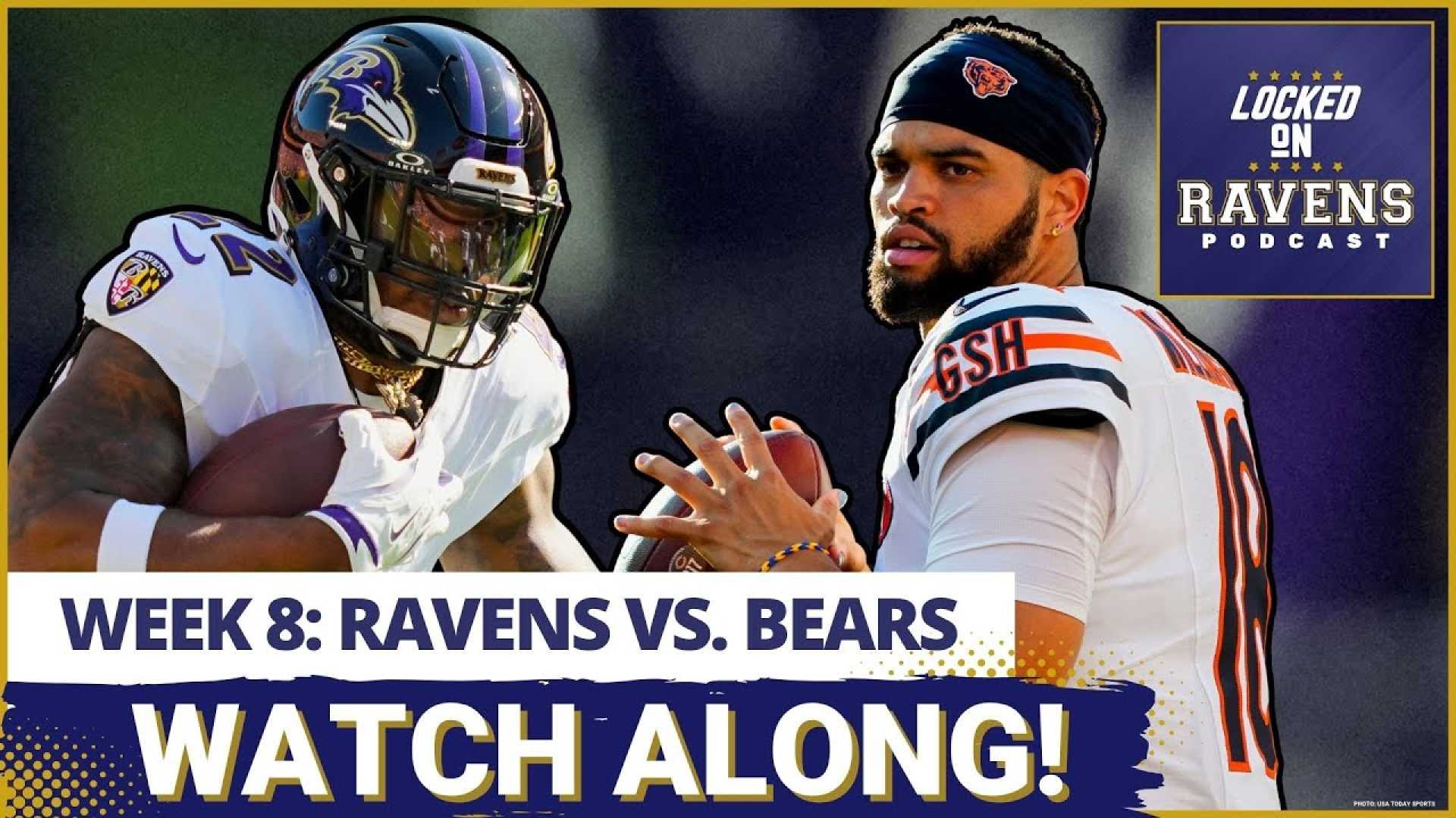 Baltimore Ravens Vs Chicago Bears Week 8
