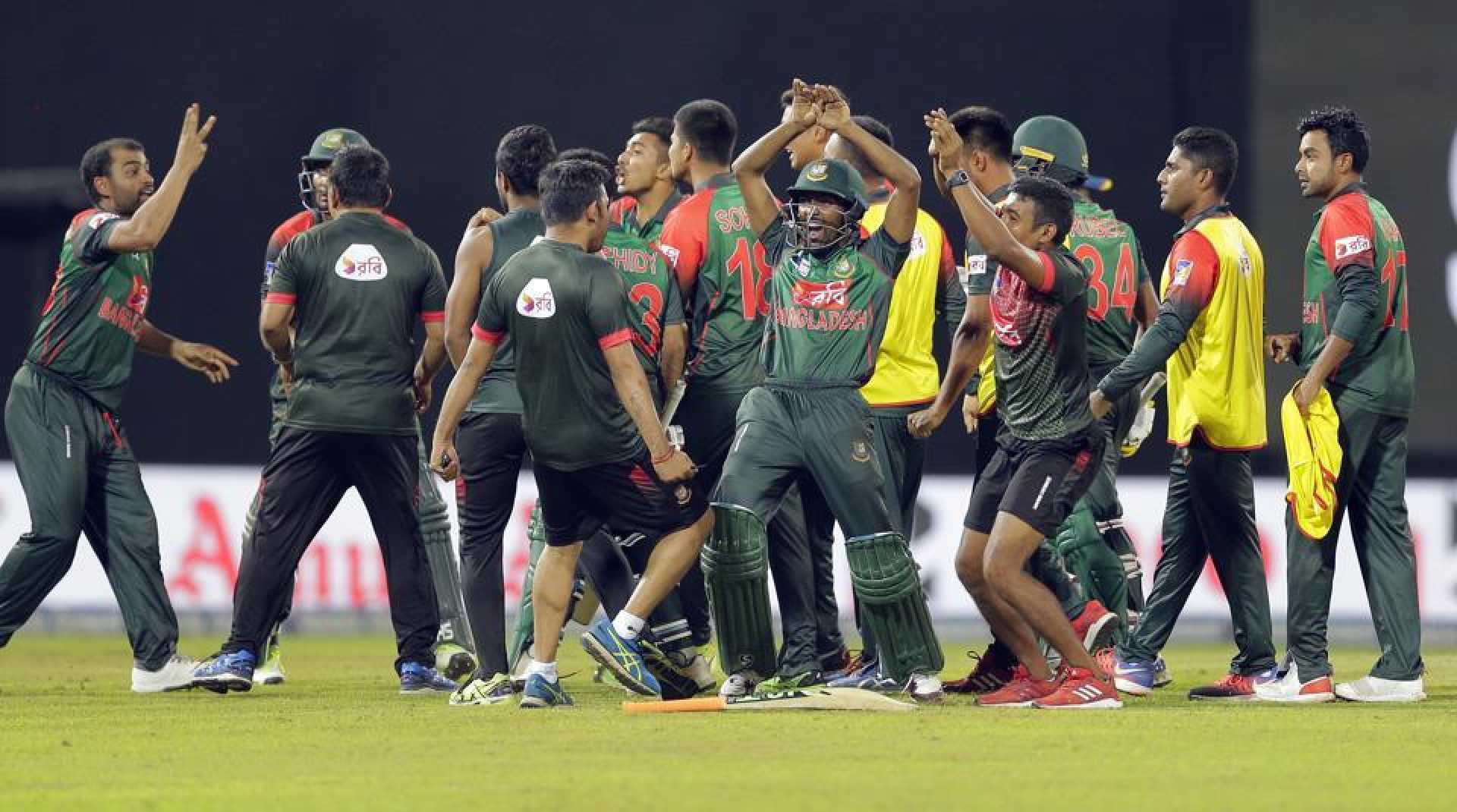 Bangladesh Cricket Team Victory Celebration