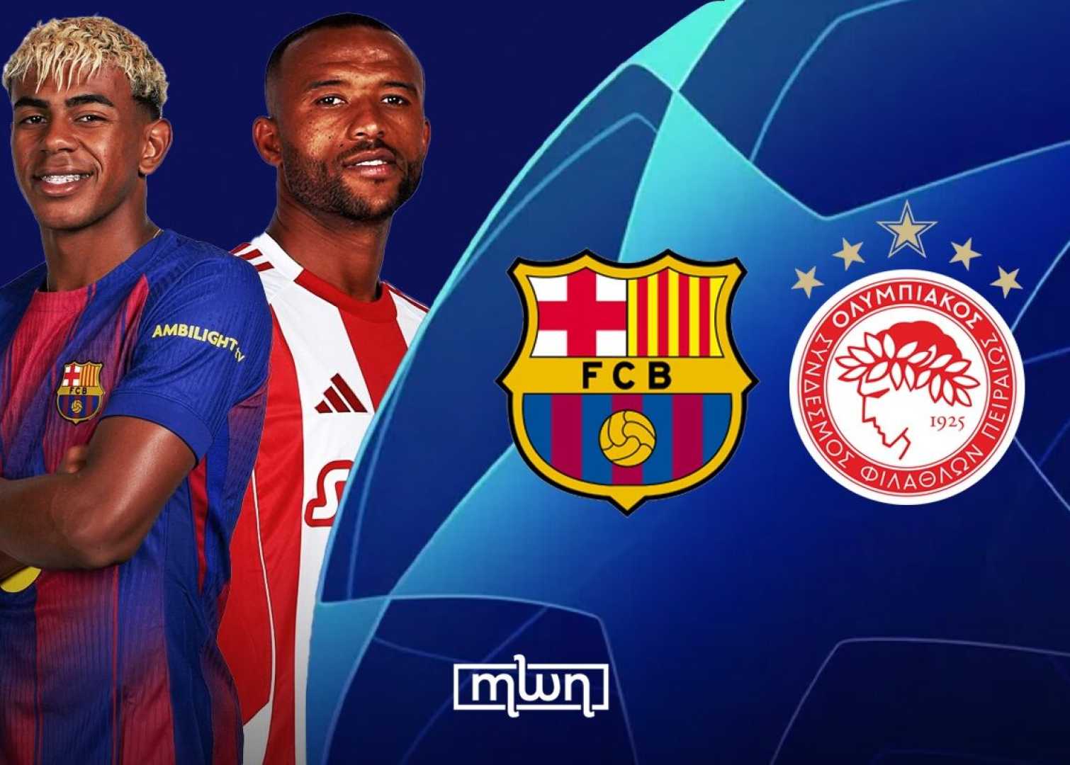 Barcelona Olympiacos Champions League Match
