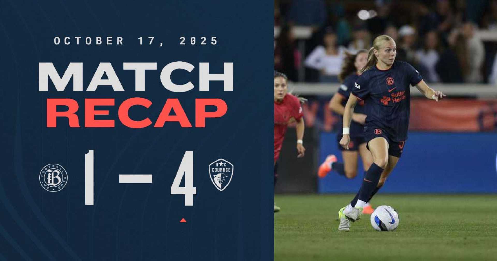Bay Fc Vs North Carolina Courage Soccer Match