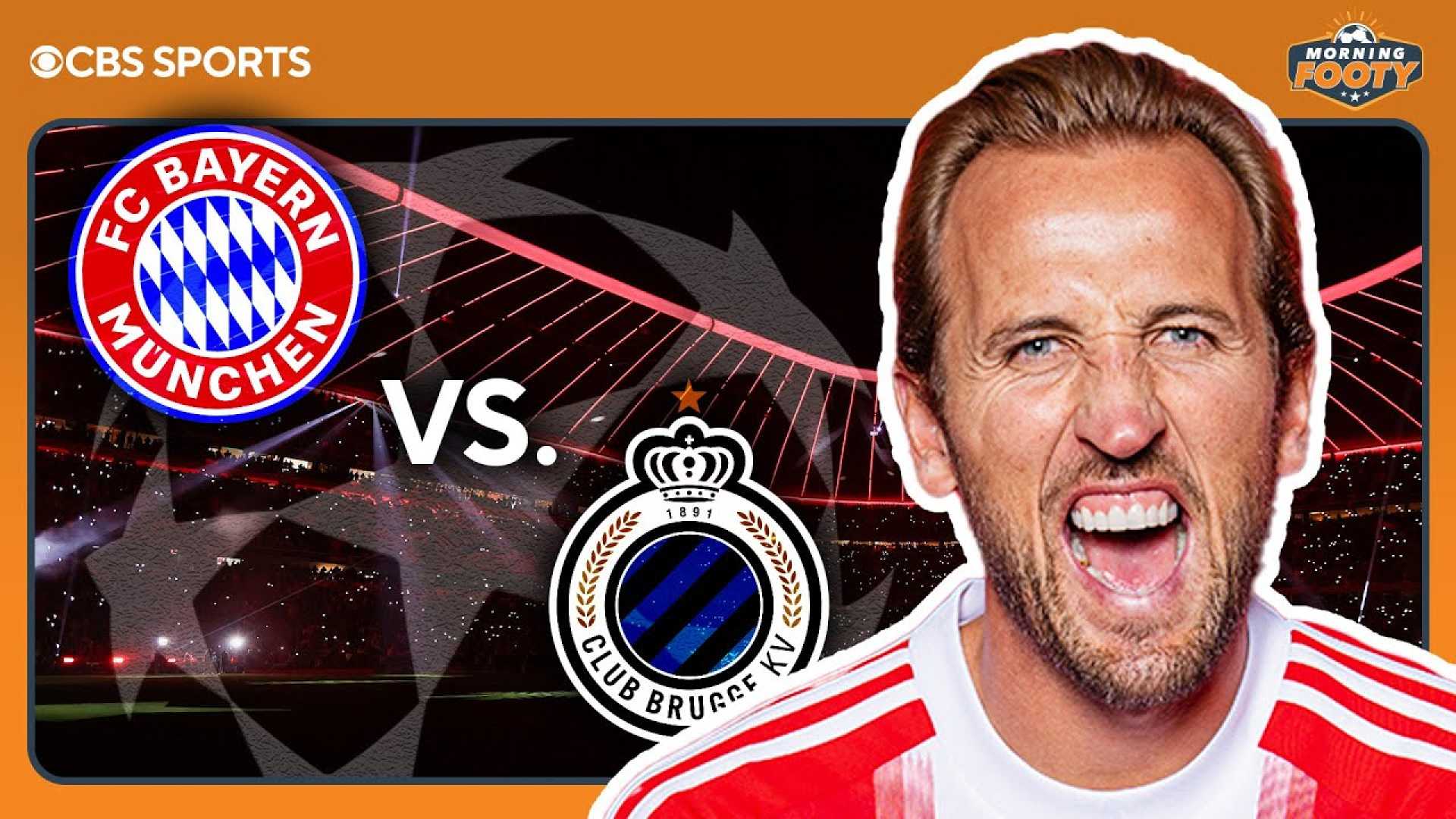 Bayern Munich Vs Club Brugge Soccer Match