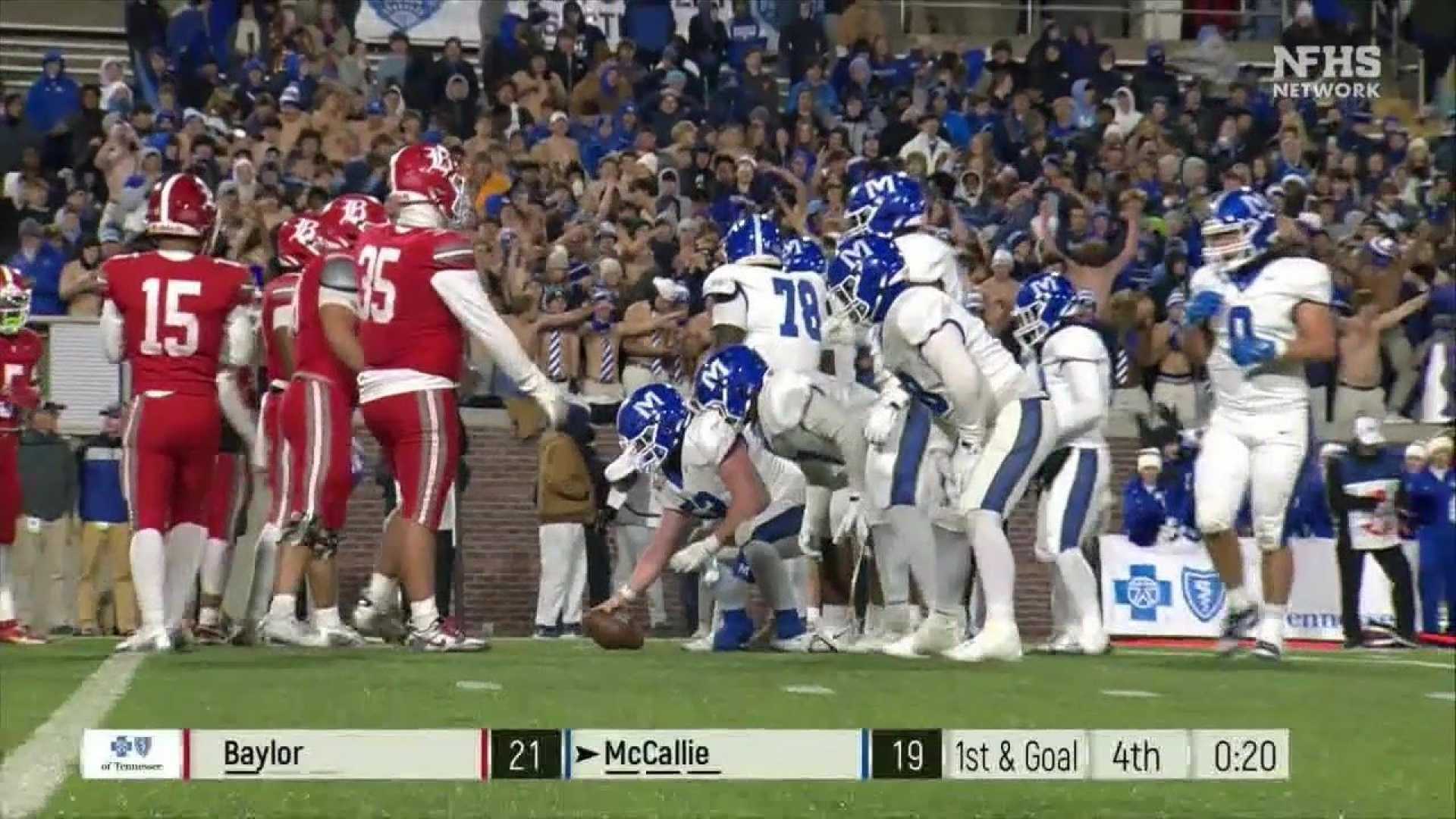 Baylor Mccallie Football Game