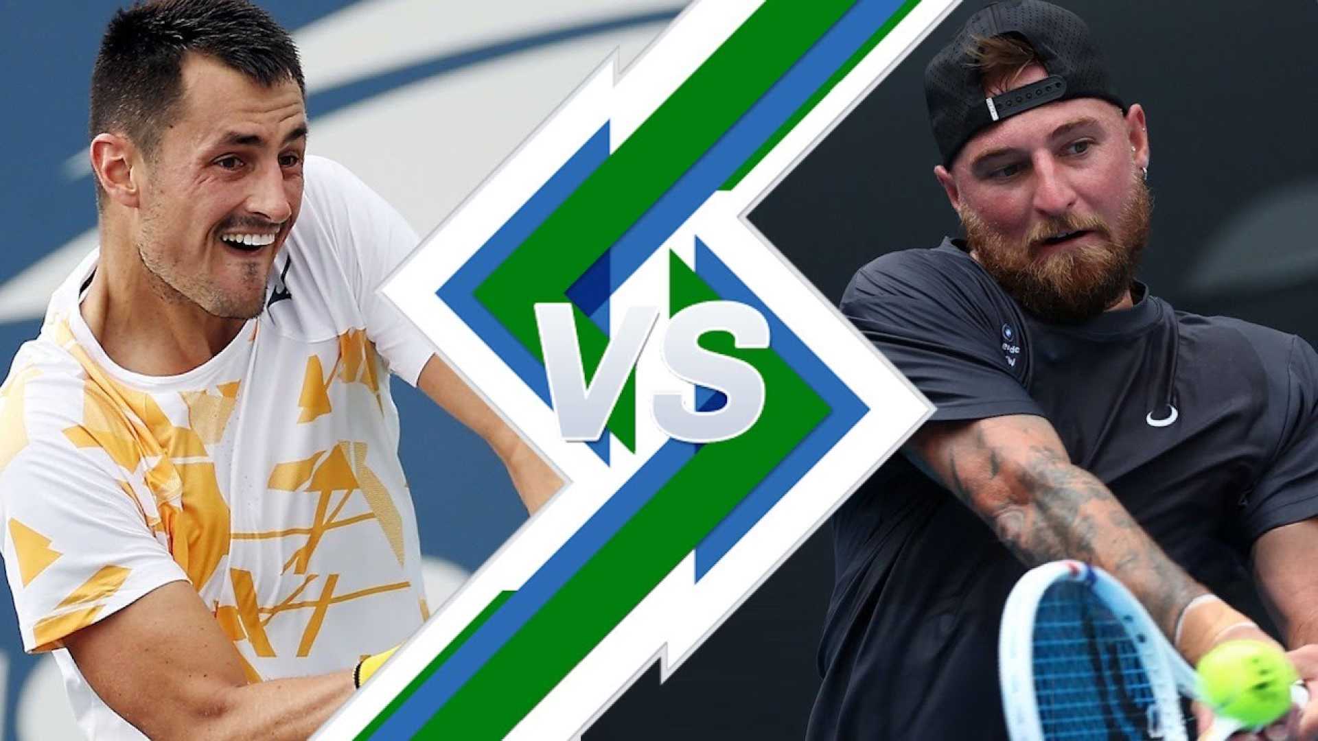 Bernard Tomic Tennis Match October 2025