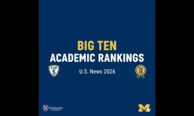 Big Ten Schools Academic Rankings 2026