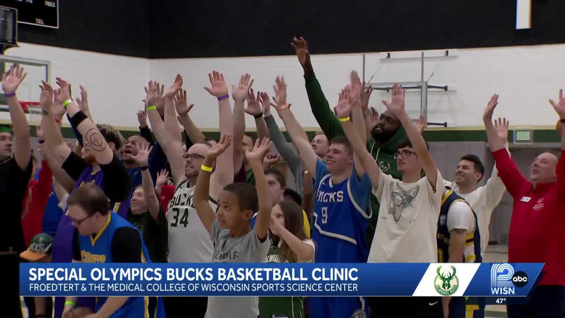 Bobby Portis Basketball Clinic Special Olympics Wisconsin