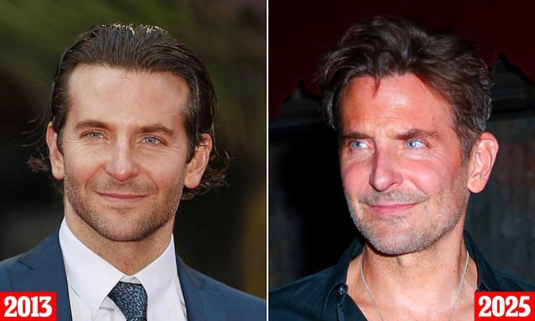 Bradley Cooper New Look Comparison Charlie Sheen
