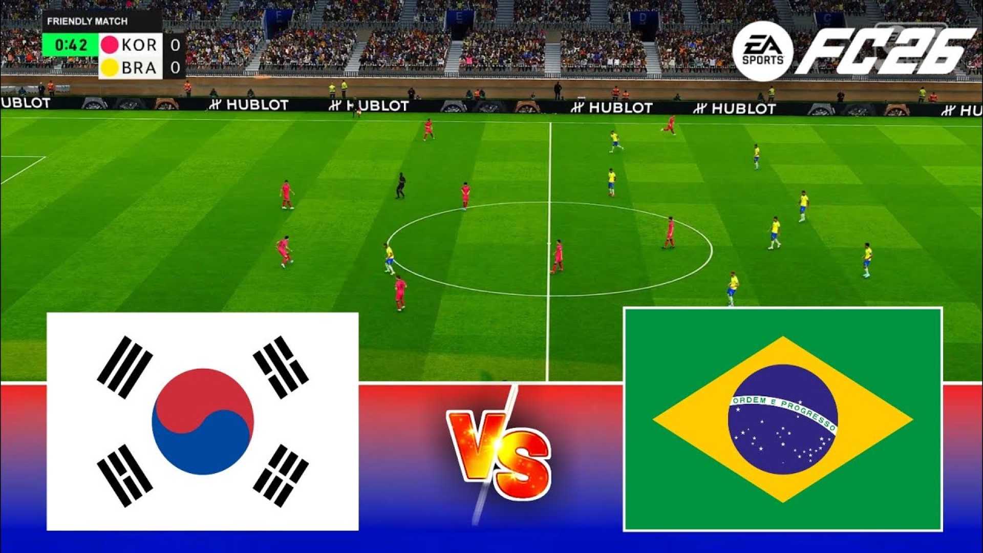 Brazil Soccer Team South Korea Friendly