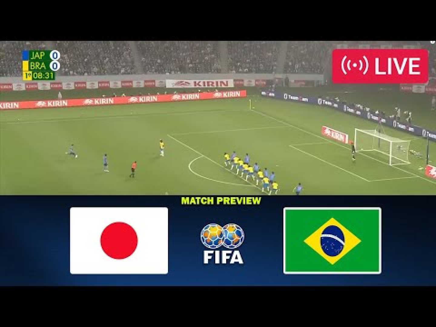 Brazil Vs Japan Soccer Match Preview