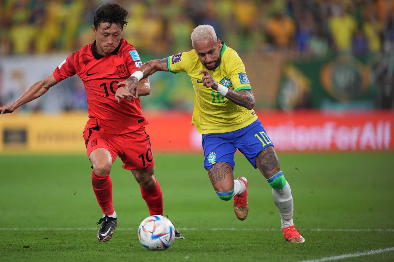 Brazil Vs South Korea Football Match