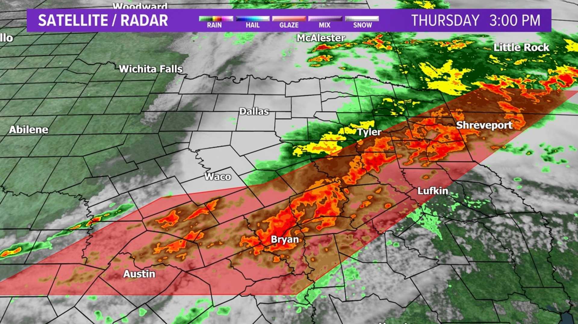 Brazos Valley Thunderstorms Weather