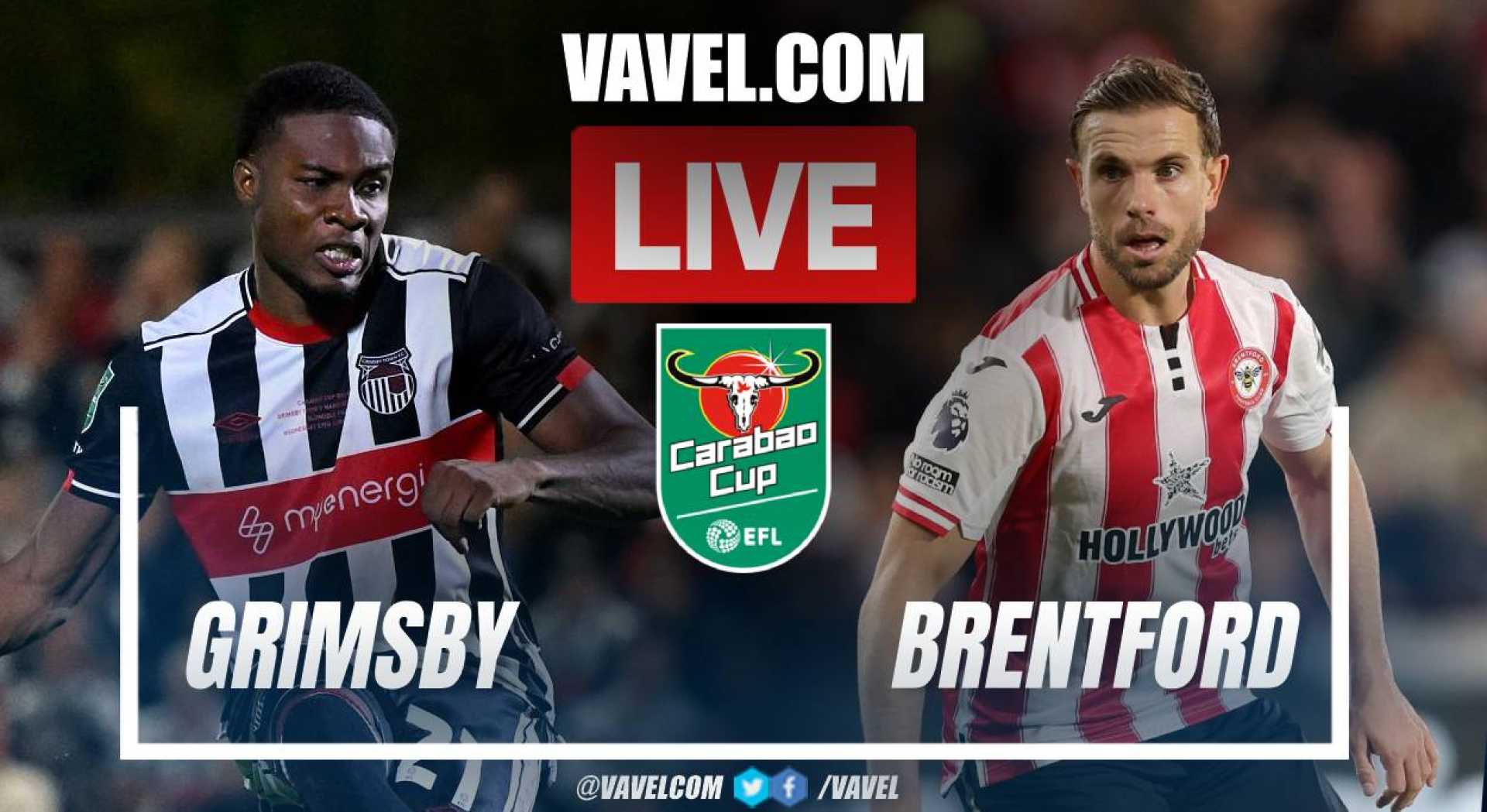 Brentford Vs Grimsby Town Carabao Cup