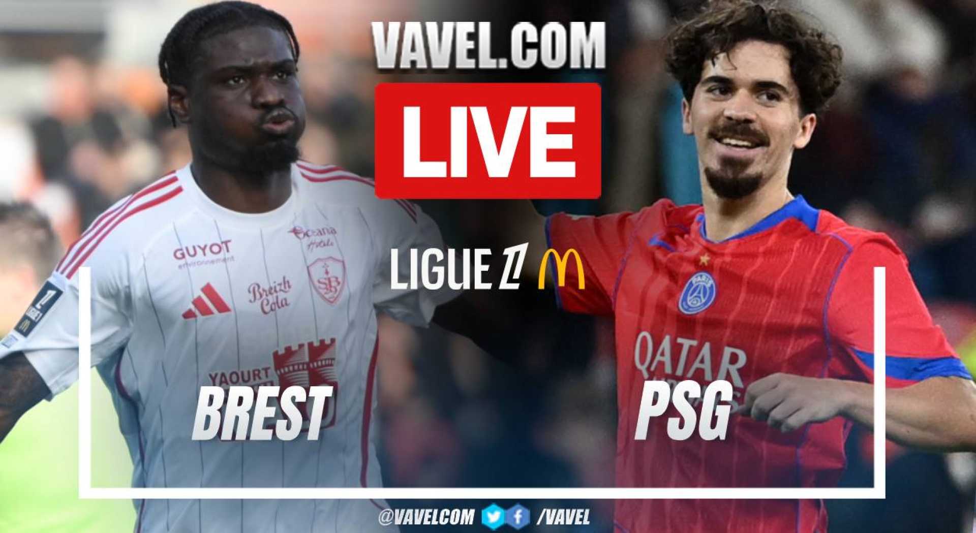 Brest Vs Psg Ligue 1 Match