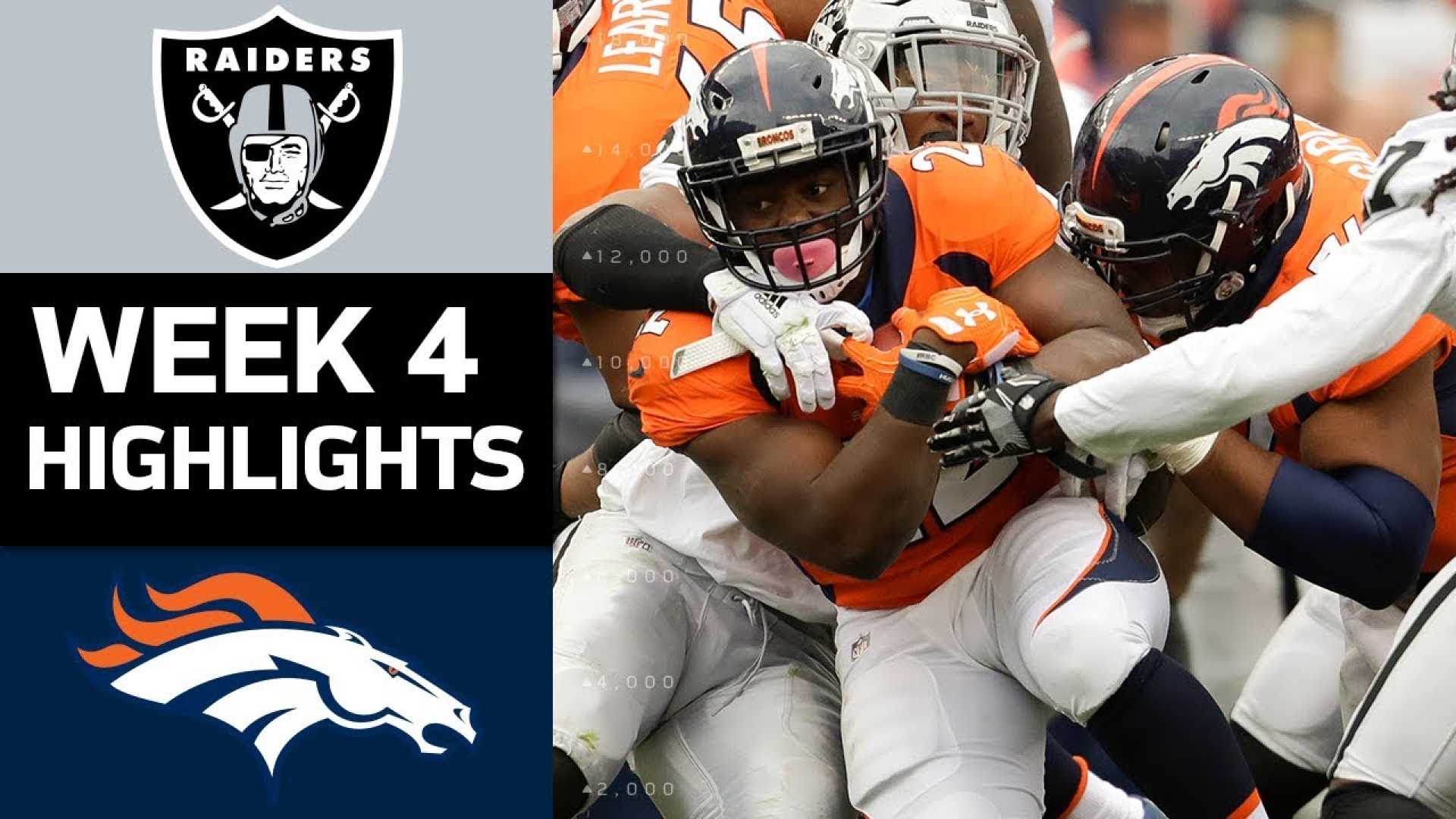Broncos Chiefs Raiders Nfl Week 4 Highlights