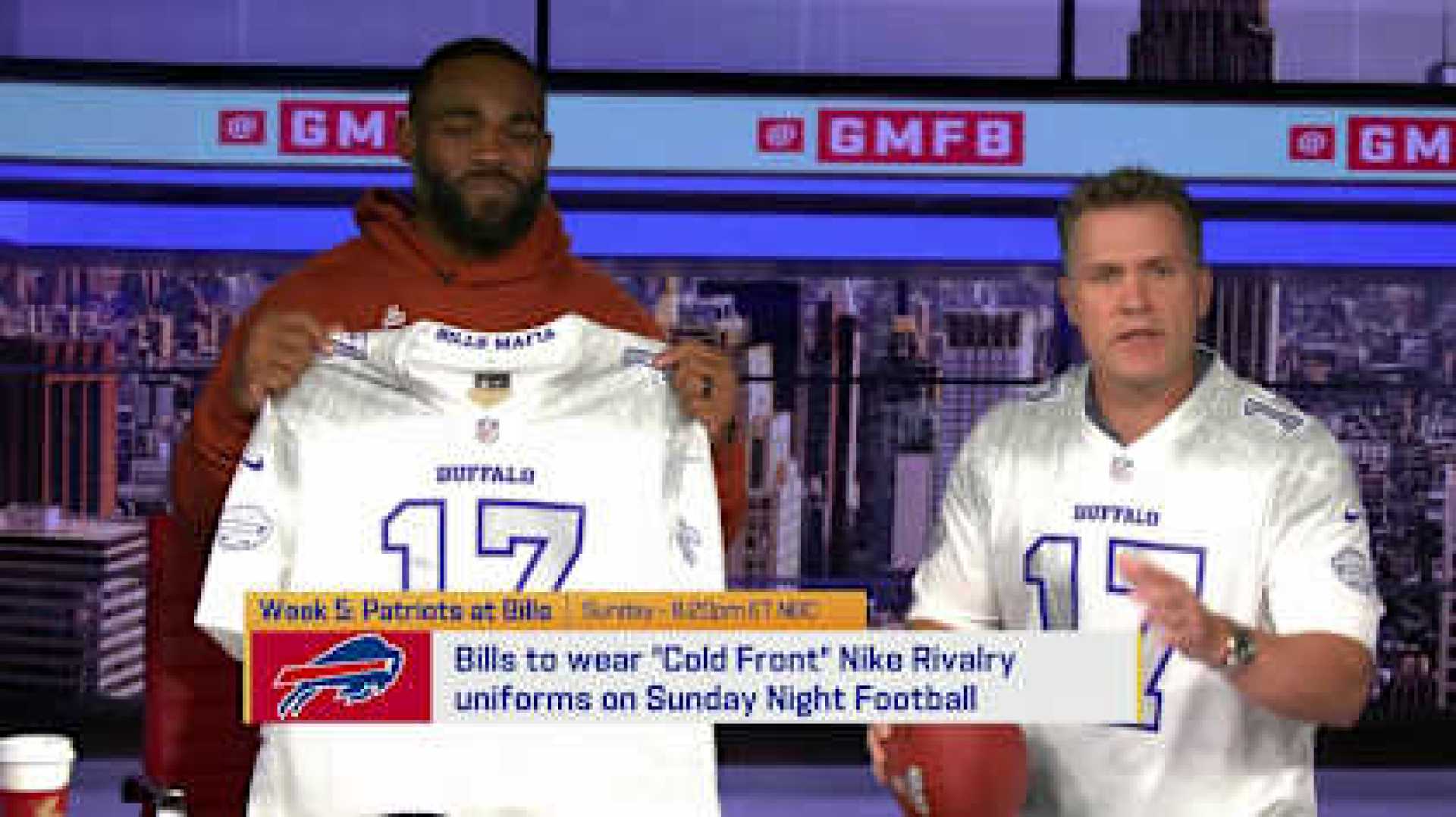 Buffalo Bills New England Patriots Nfl Uniforms