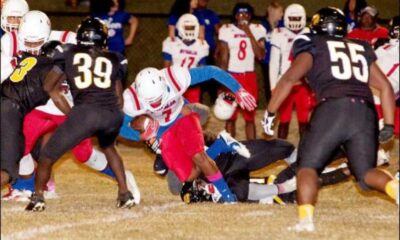 Byhalia Indians Football Team Game Winning Pass