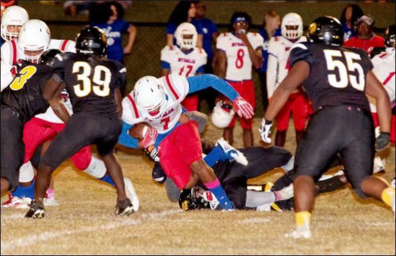 Byhalia Indians Football Team Game Winning Pass