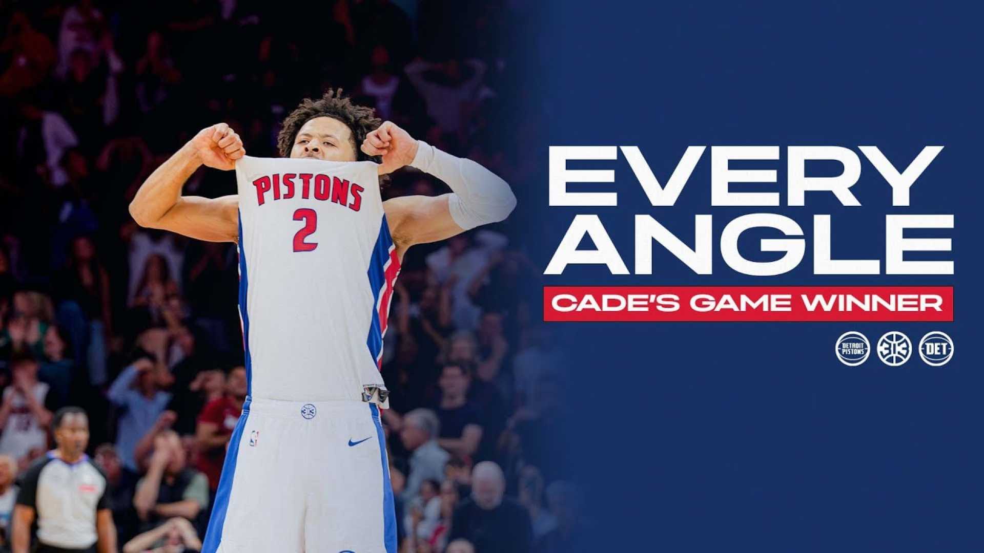 Cade Cunningham Detroit Pistons Basketball Game