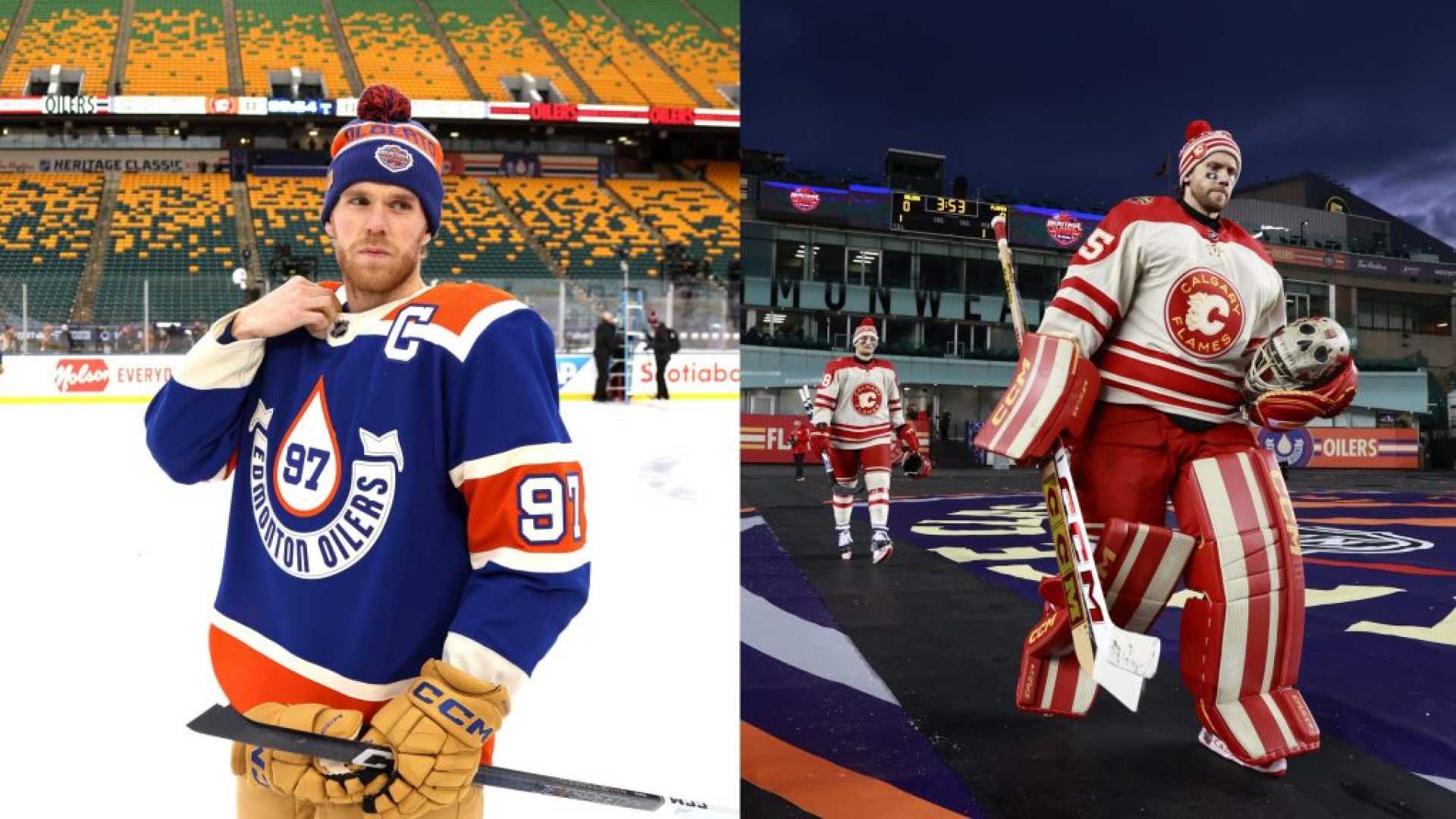 Calgary Flames Edmonton Oilers Opening Night