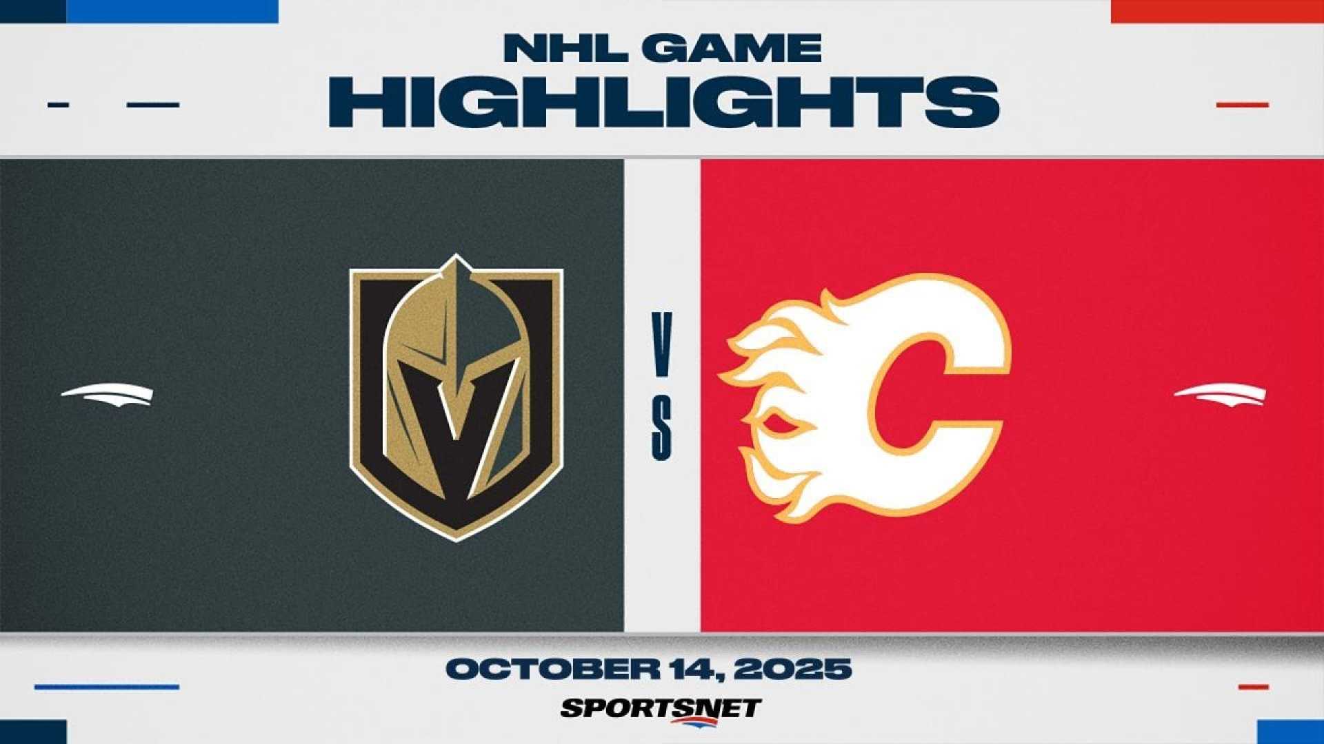Calgary Flames Vs Vegas Golden Knights Game