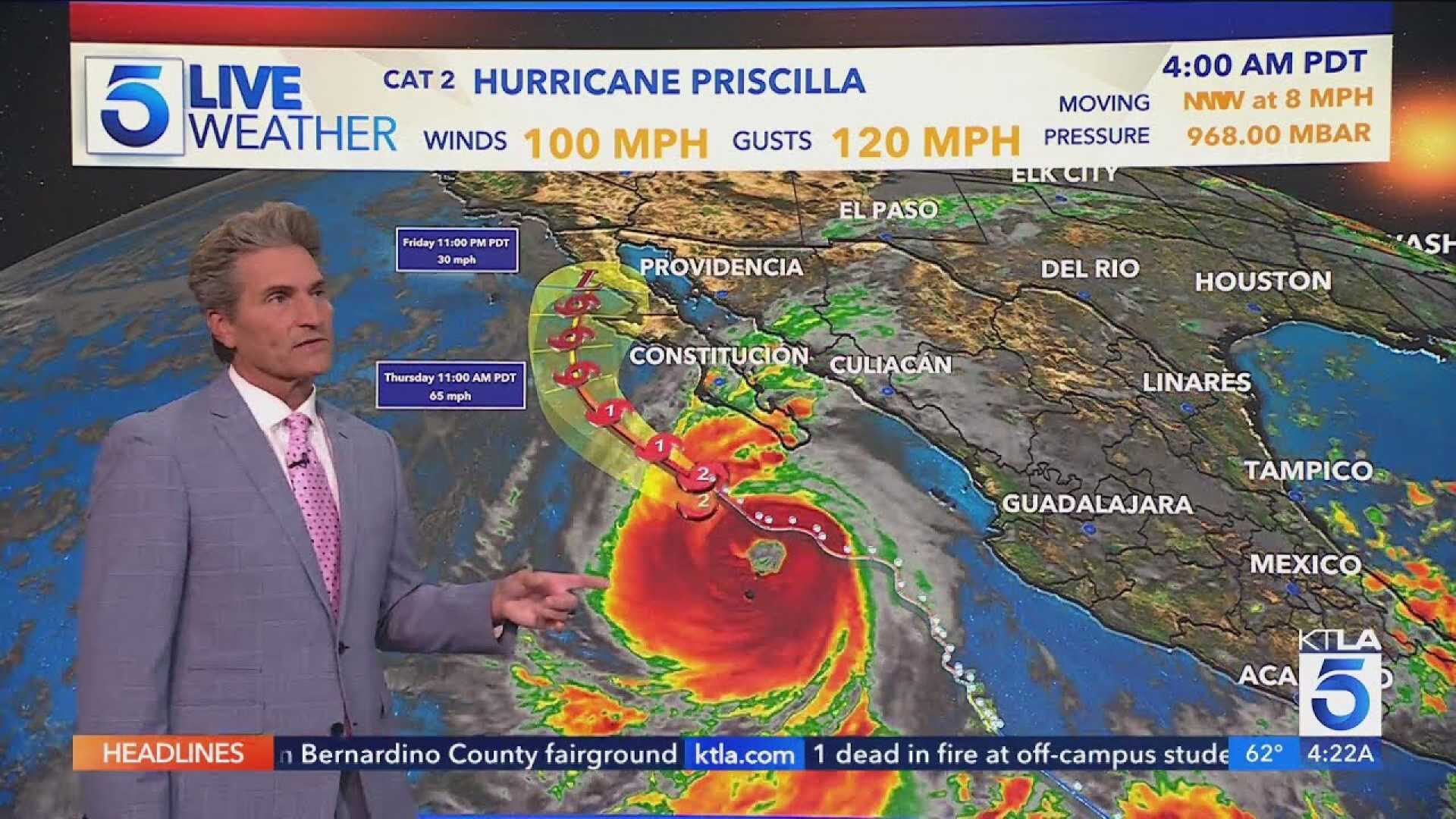 California Weather Hurricane Priscilla