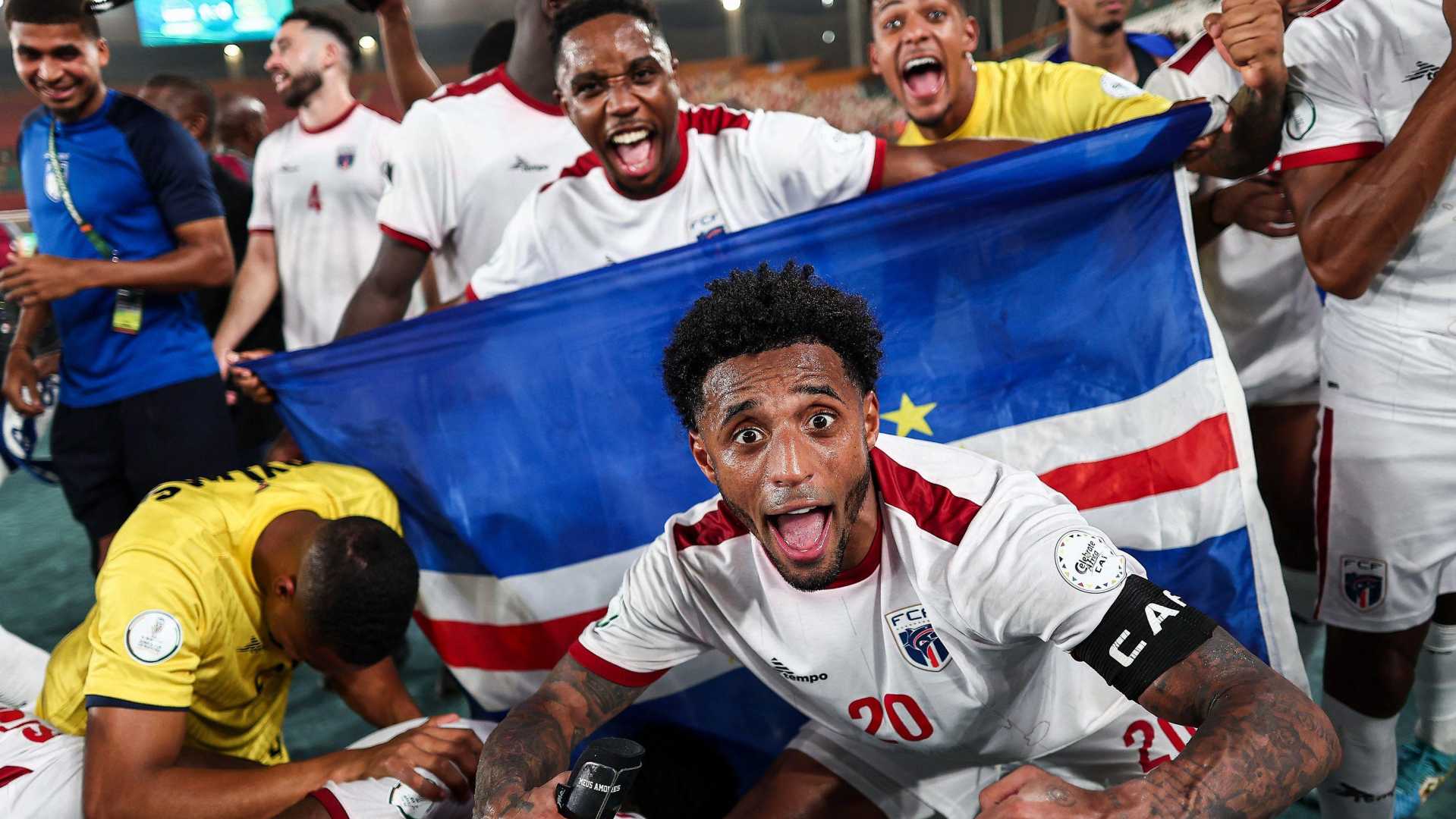 Cape Verde World Cup Qualifying Celebration