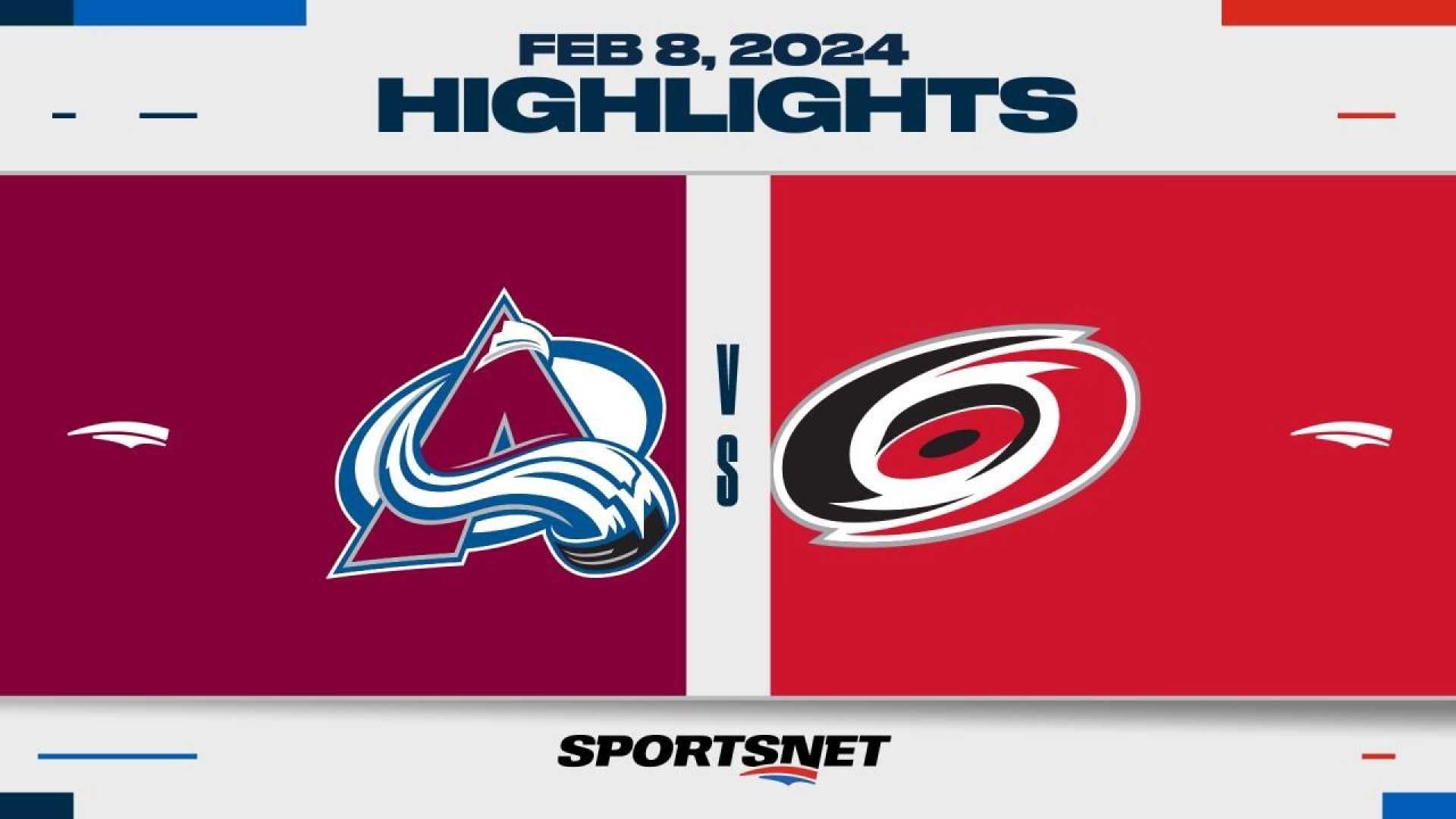 Carolina Hurricanes Vs Colorado Avalanche