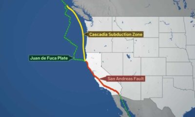 Cascadia San Andreas Faults Earthquake Study
