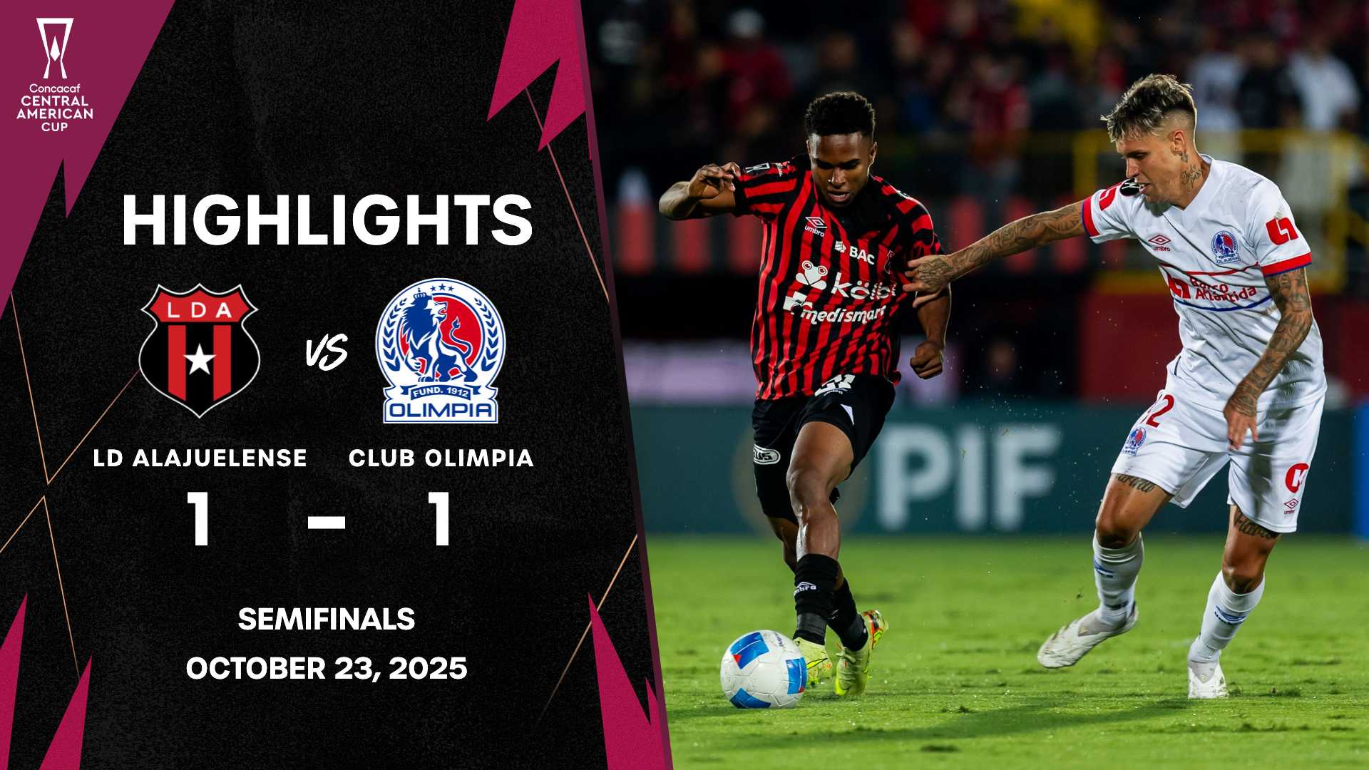 Cd Olimpia Ld Alajuelense Central American Cup