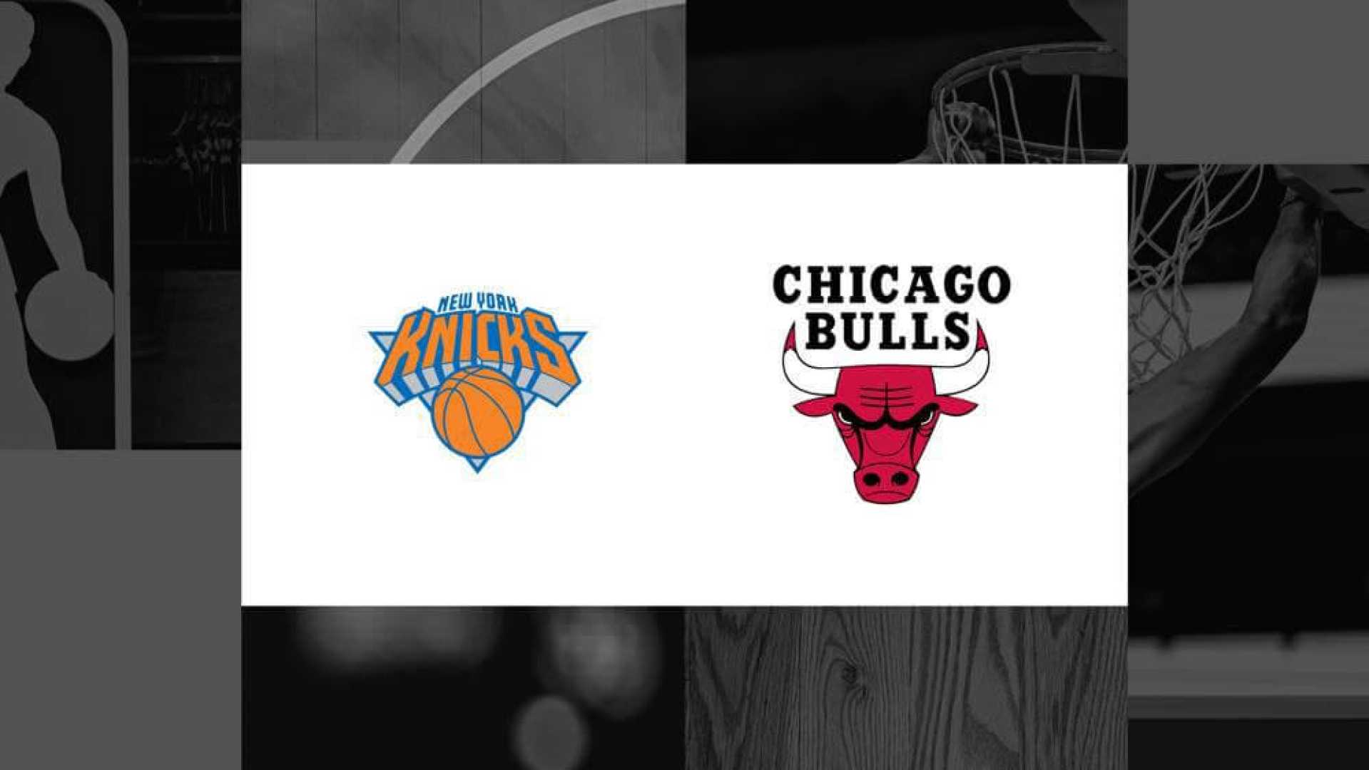 Chicago Bulls Vs New York Knicks Nba
