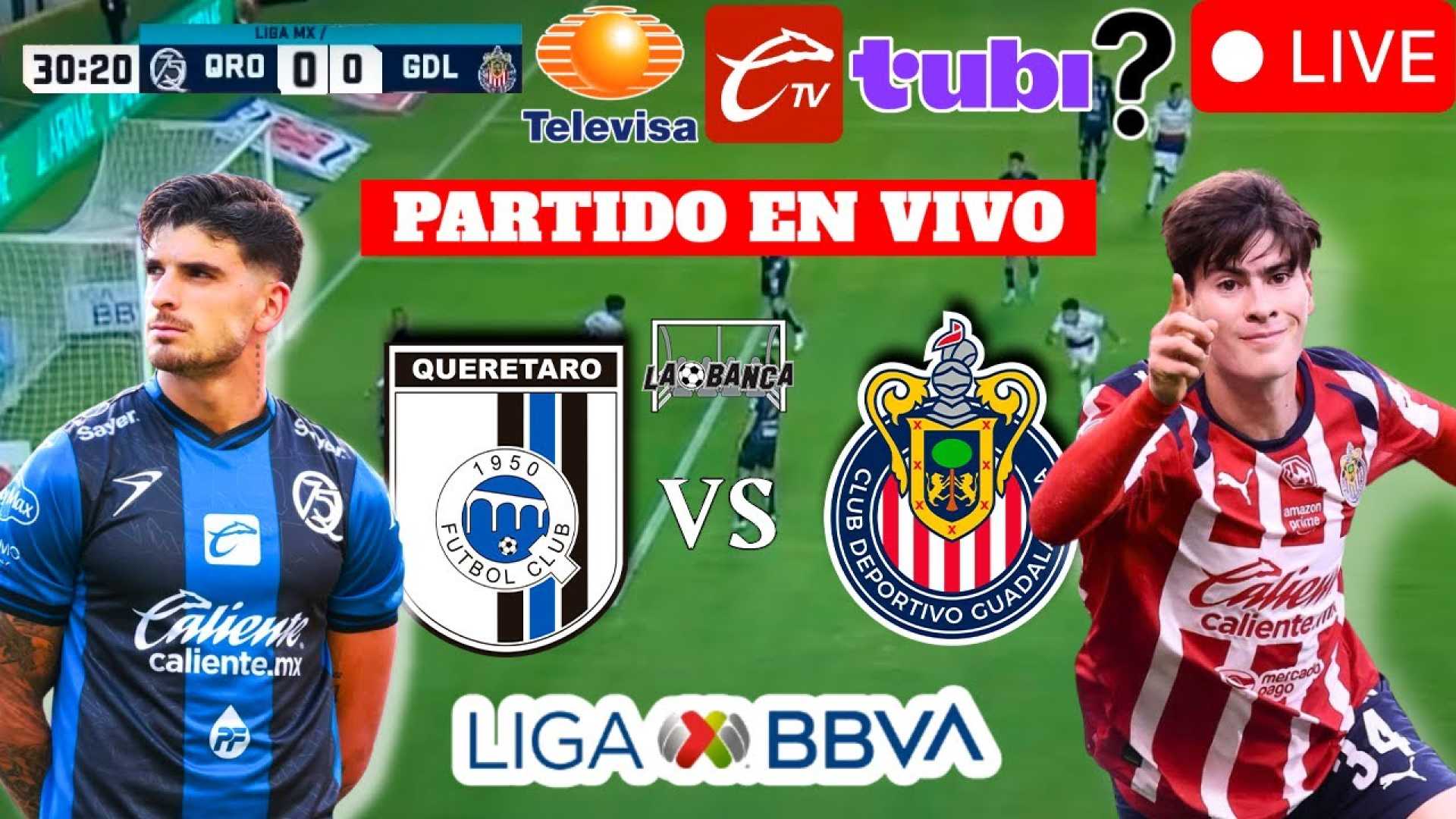 Chivas Guadalajara Querétaro Liga Mx Match