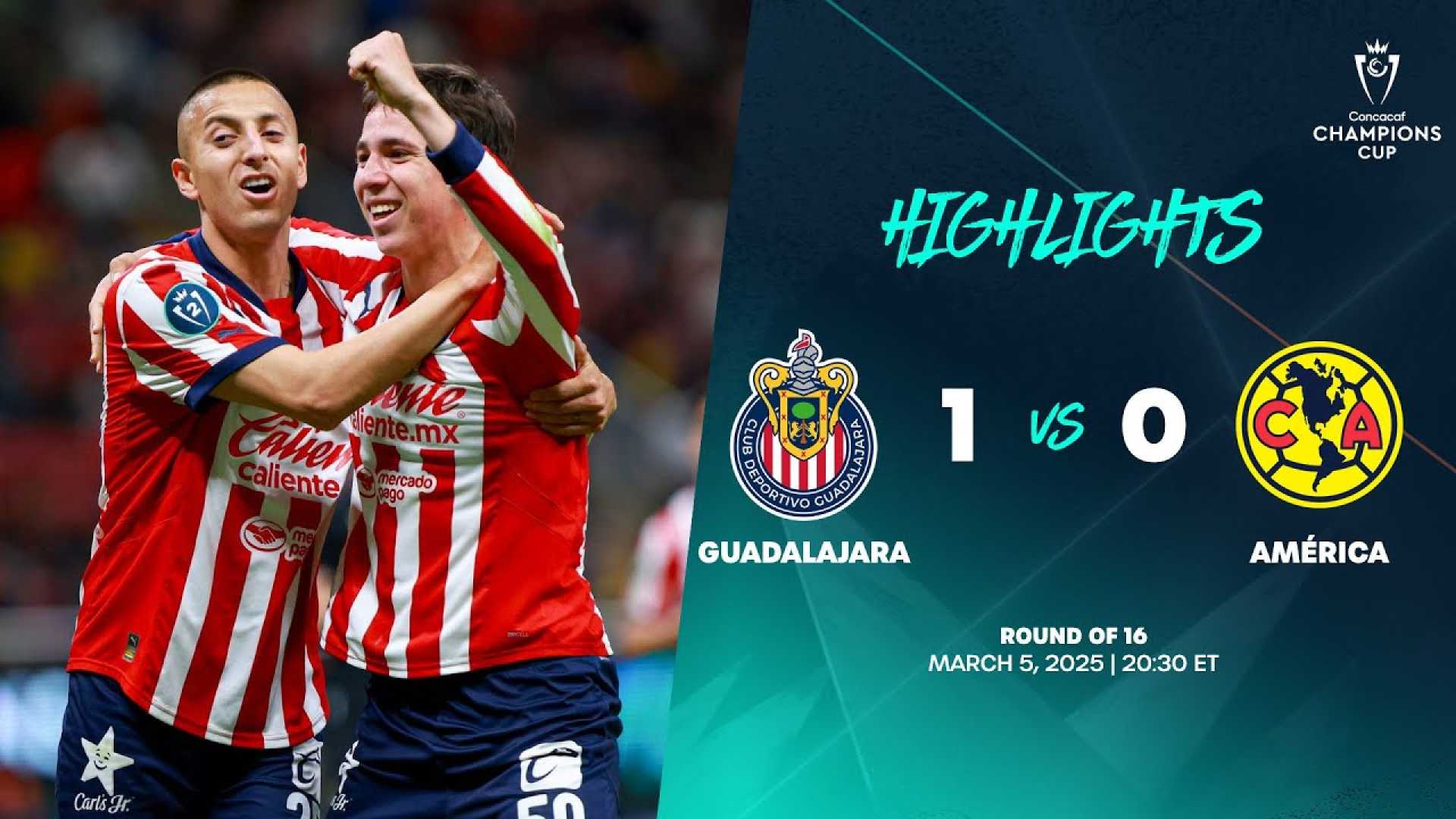 Chivas Vs America Clásico Nacional 2025