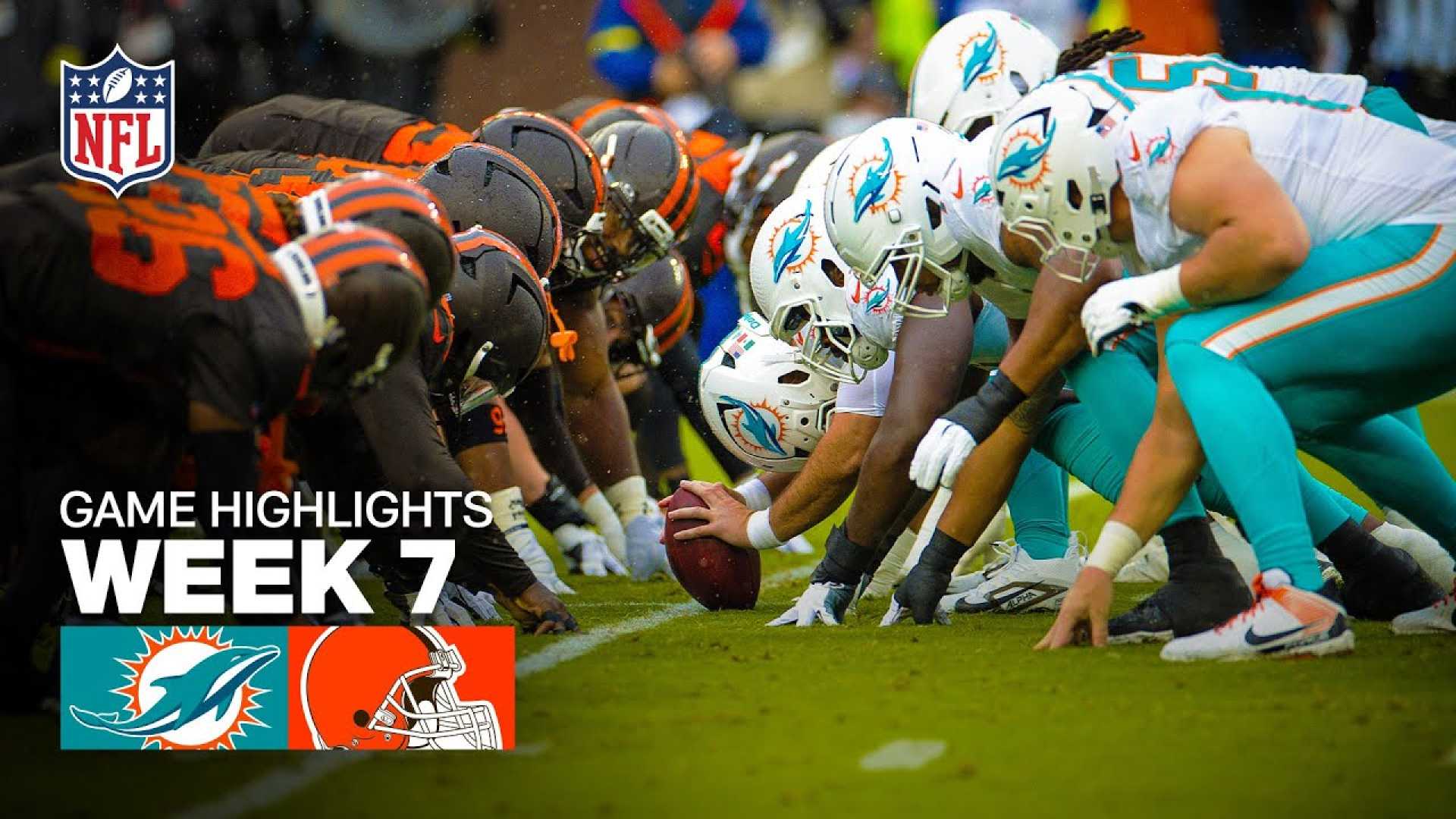 Cleveland Browns Vs Miami Dolphins Highlights