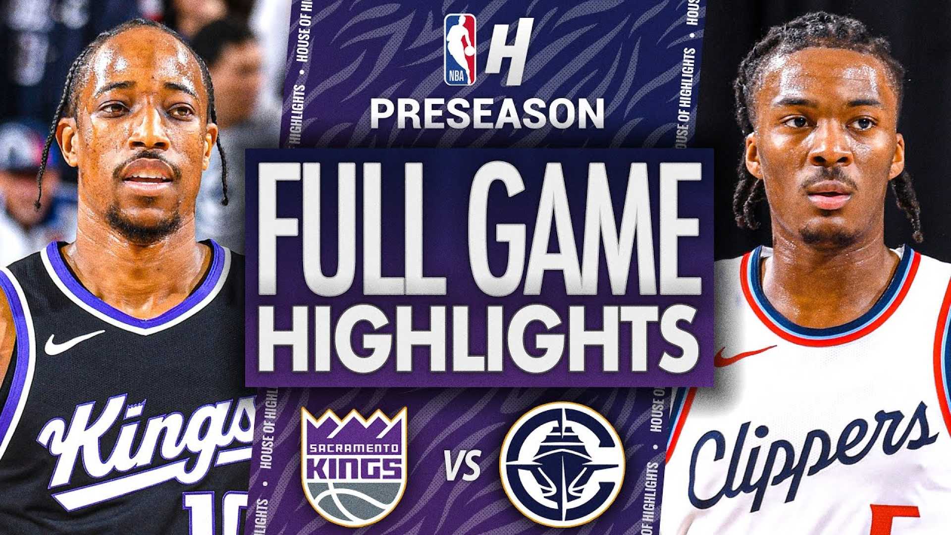 Clippers Kings Preseason Basketball