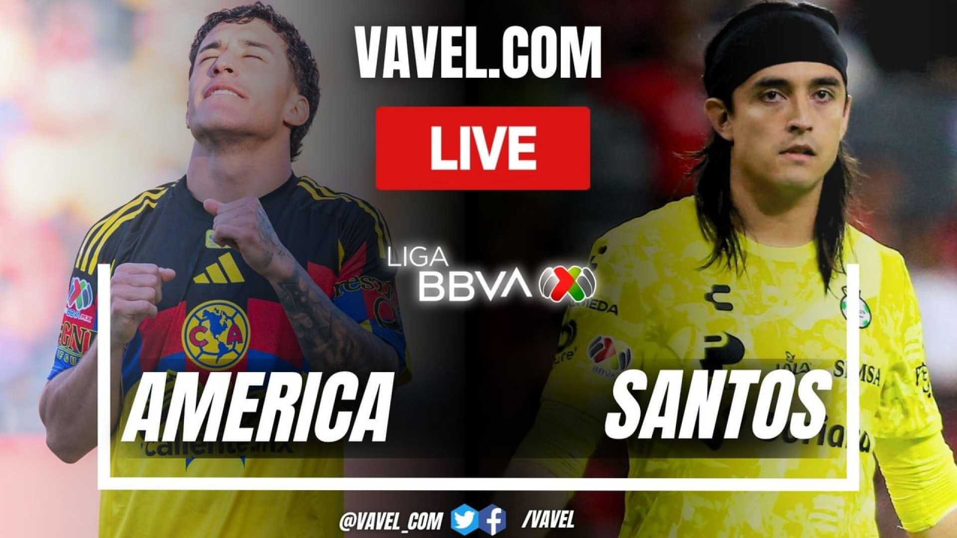 Club América Vs Santos Laguna Liga Mx