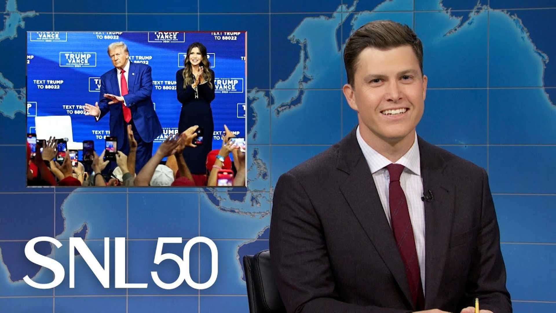 Colin Jost Weekend Update Trump Nobel Prize