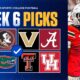 College Football Bets Week 6 Matchups