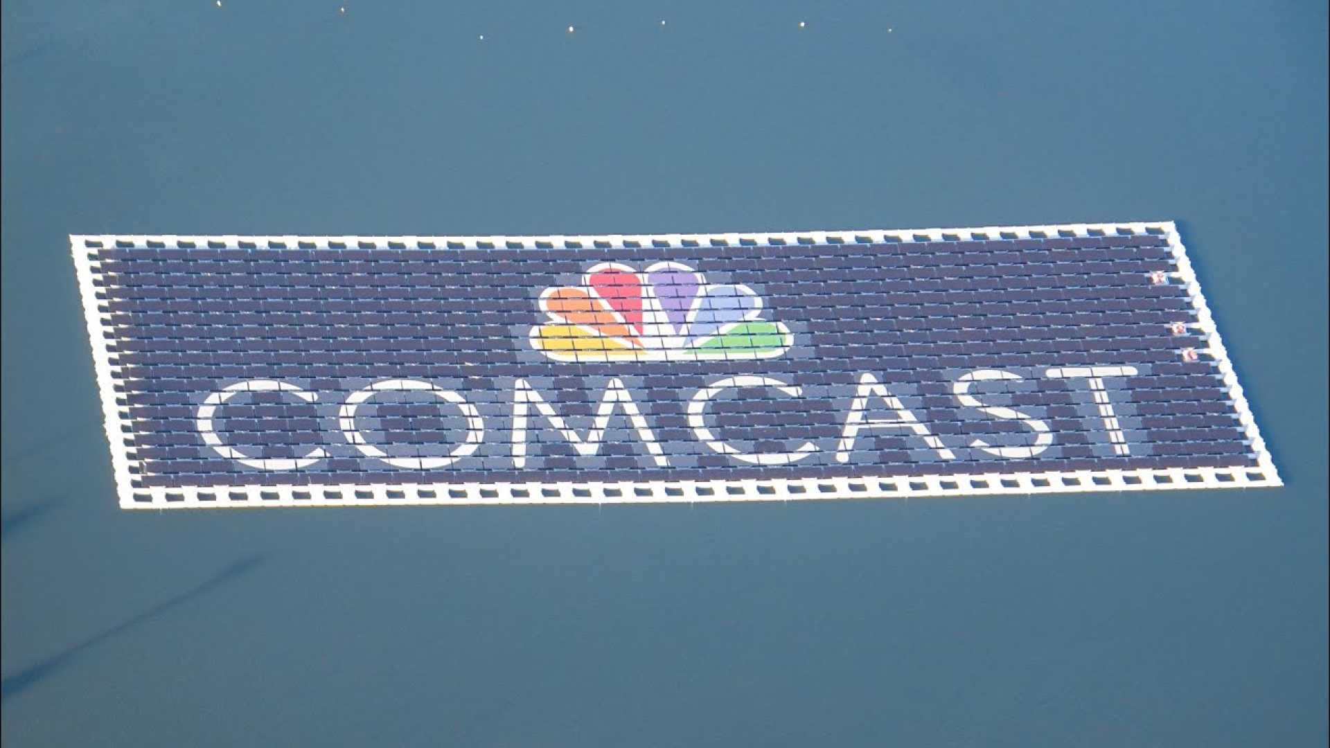 Comcast Logo At Universal Studios