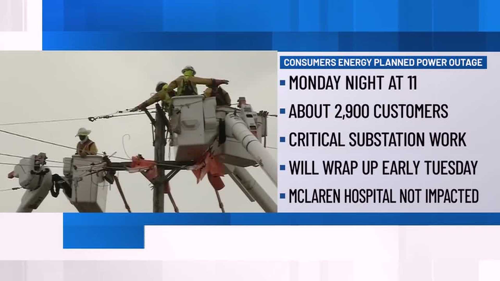 Consumers Energy Power Outage Flint